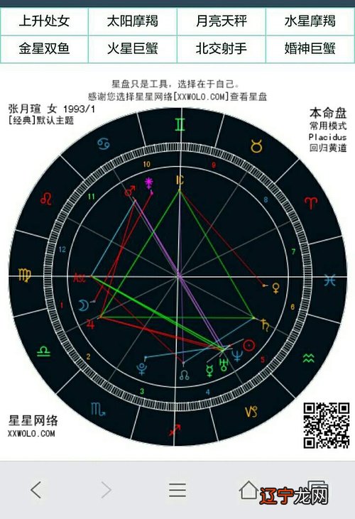灵魂占星双生灵命盘