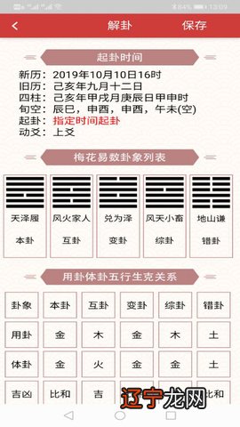 梅花易数排盘_易奇八字排盘_黄金易园四柱在线排盘系统