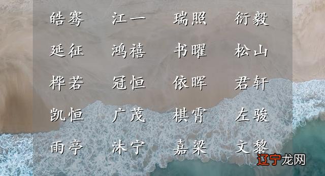 诗经楚辞取名男孩名字大全