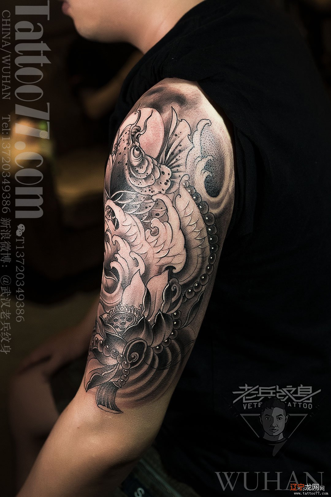 纹两条鱼有什么说法么 鲤鱼纹身的忌讳