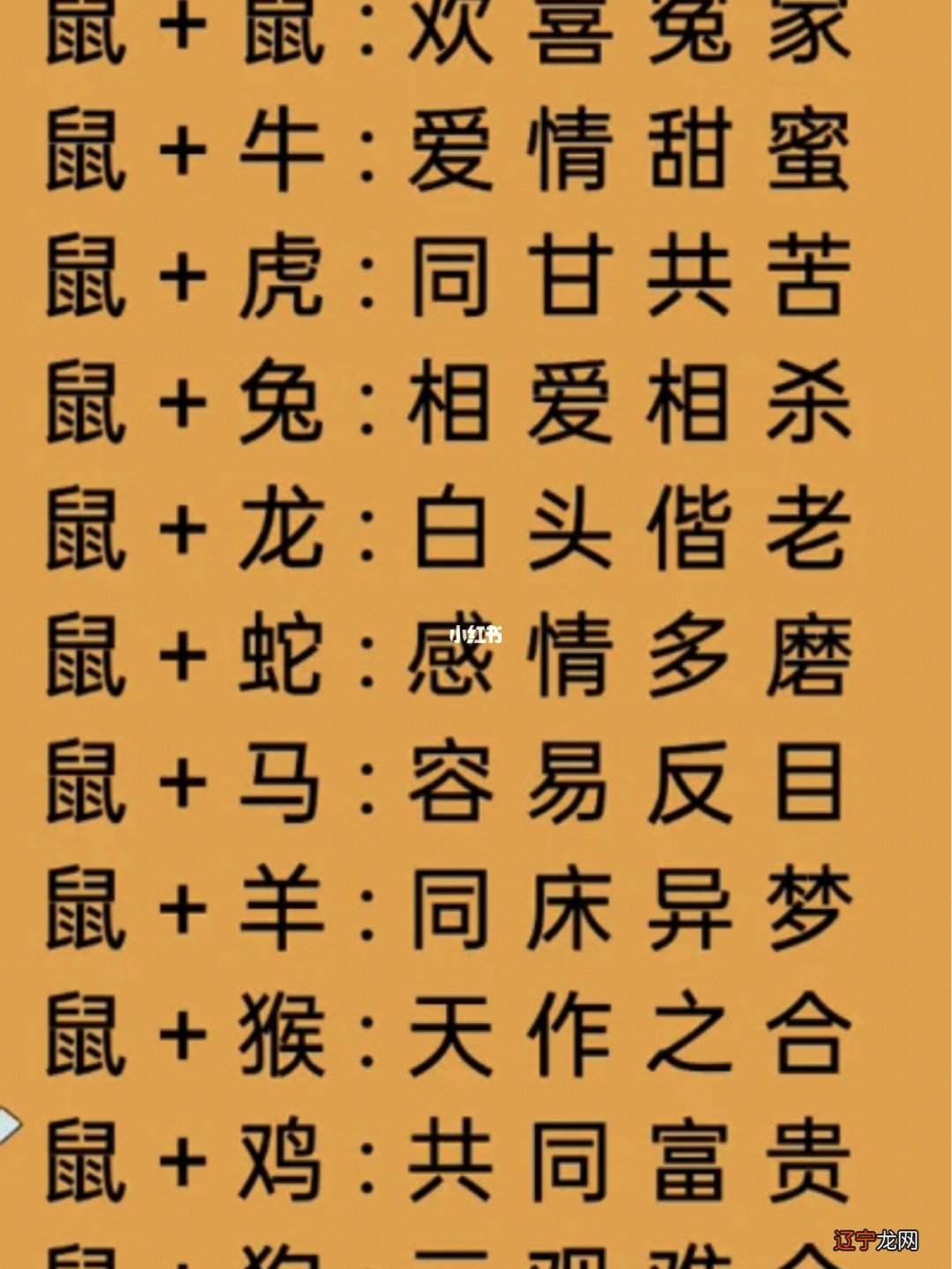 十二生肖合婚口诀歌 民间婚配歌诀