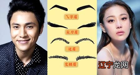 傻大方小编:不同人的眉毛看出个人的福气!