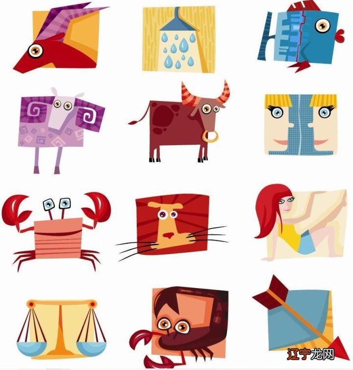 日语的十二星座中的风象、水象和火象星座