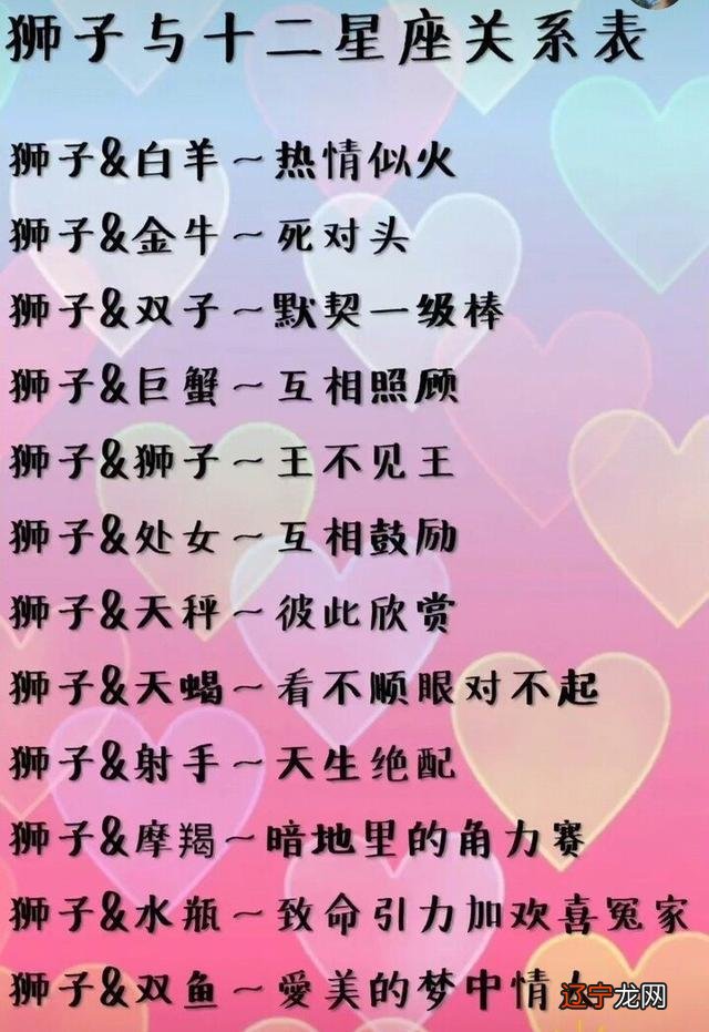 星座爱情配对