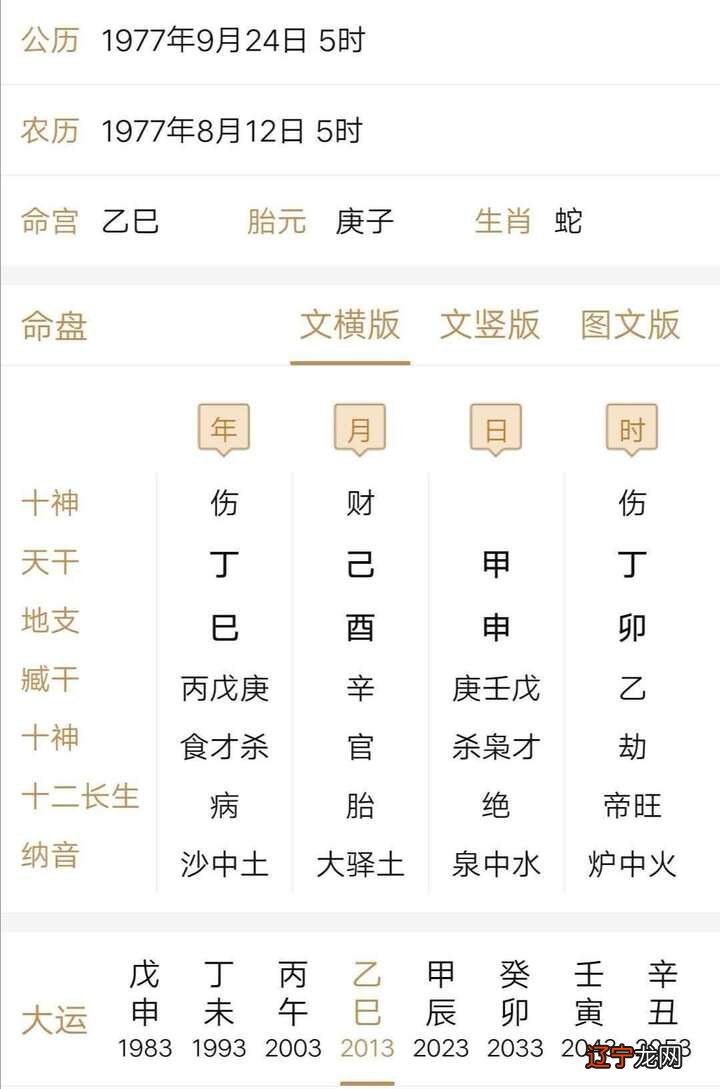 免费版 八字详解,免费四柱八字排盘详解