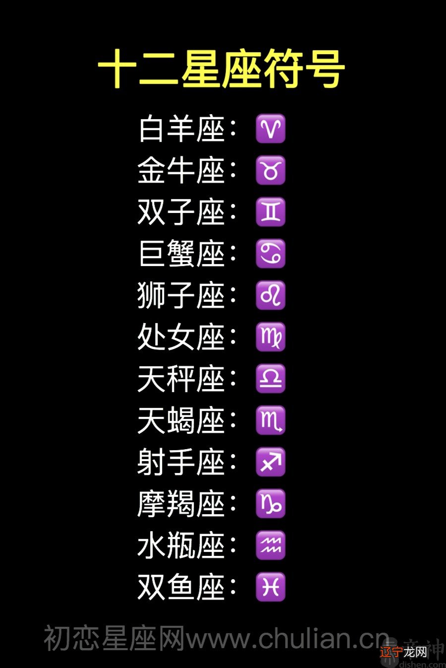 一 十二星座象征及符号,你都了解吗?