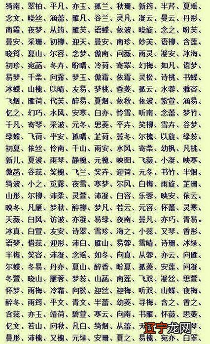 2021年出生的女孩起独特稀少的名字有哪些？