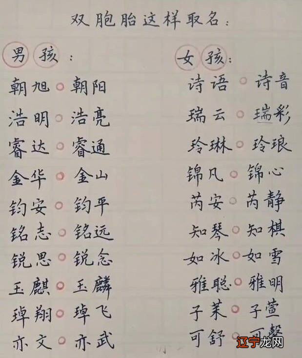 双胞胎女孩取名_属牛双胞胎女孩取名大全_女孩双胞胎取名大全