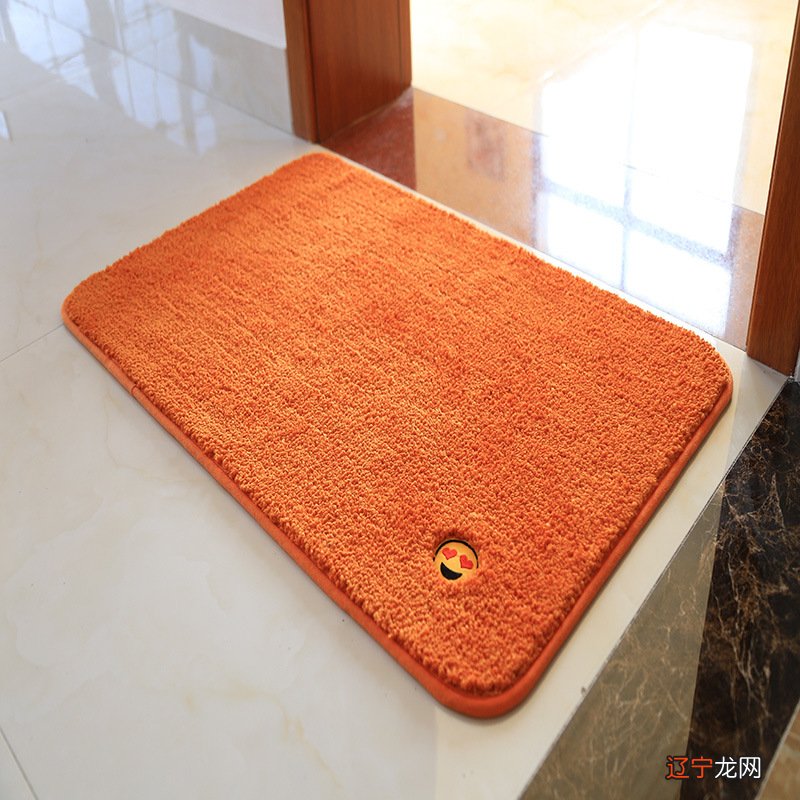 进门地垫用什么颜色好,橙进门地垫开运颜色风水!