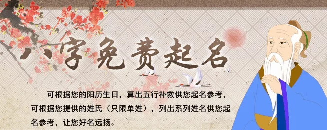 免费起名网生辰八字100分周易免费起名测名打分起名字