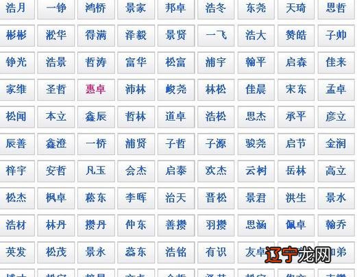 2022年属虎男孩最吉利的名字，谢咏大全集