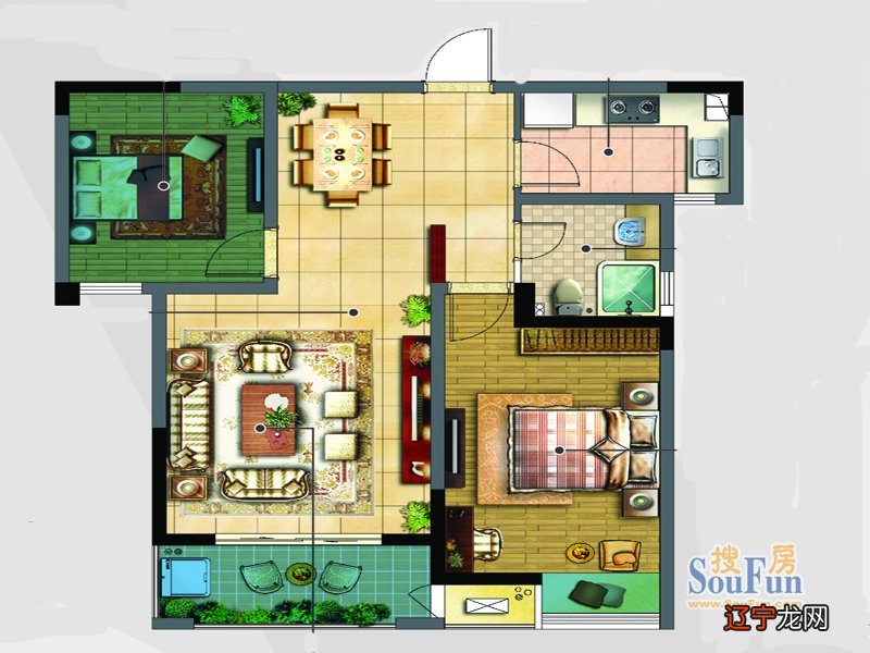 买房这间都会看看这房子布局风水好不好我们日常所说