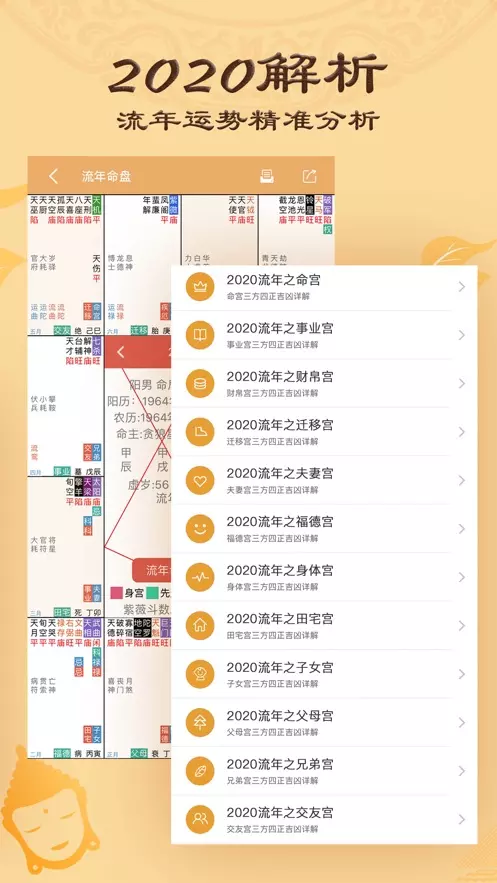 图 八字排盘看流年运势也叫排大运