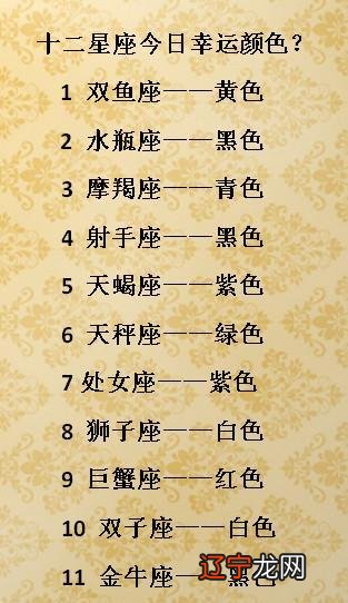 组图 有人问12星座的幸运数字是什么？