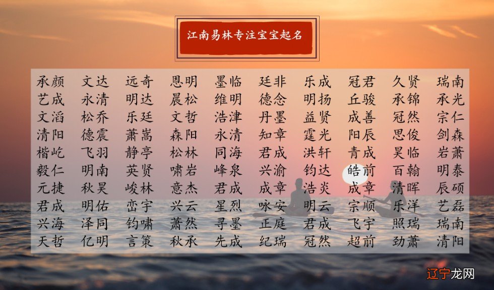 400个响亮大气的男孩名，你家孩子达标了吗？