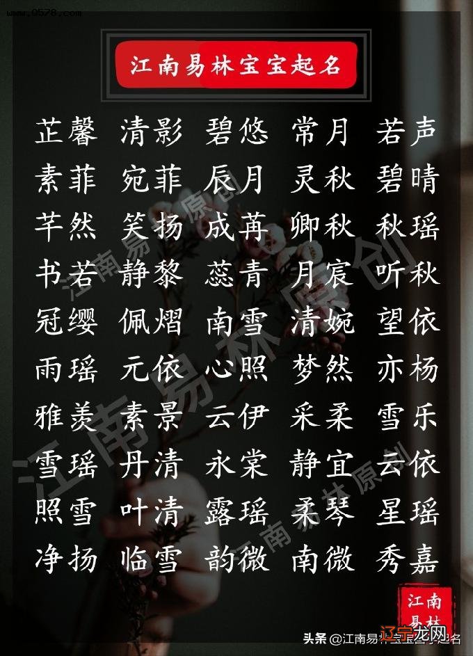 美如银河星光的女孩名,你喜欢哪一个?