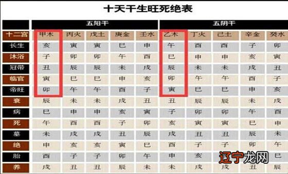 喜用神查询十天干生旺死绝表的运用技巧详解