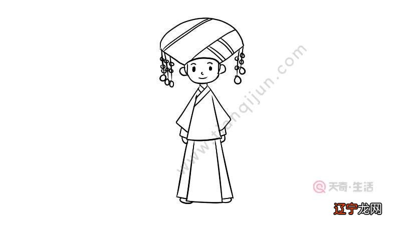 广西少数民族服饰简笔画怎么瑶族广泛分布在亚,欧,美,澳等