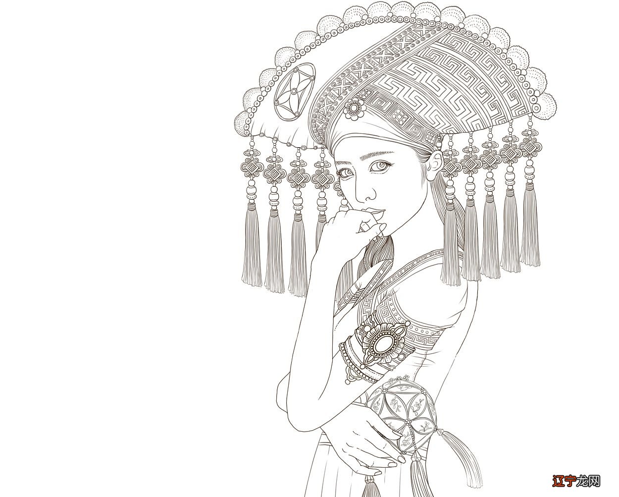 广西少数民族服饰简笔画怎么瑶族广泛分布在亚,欧,美,澳等