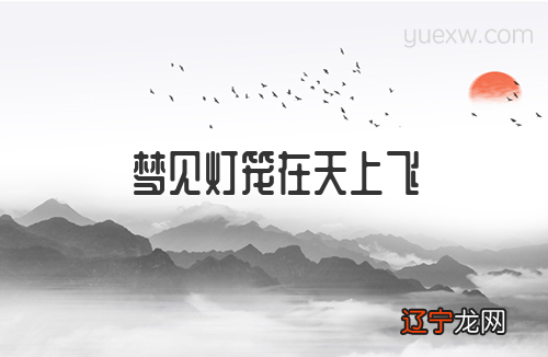 是什么意思,做梦梦到灯笼在天上飞什么征兆和预兆