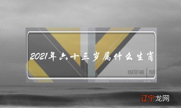 2021年六十三岁属什么生肖？(2021年46岁生肖属什么生肖)