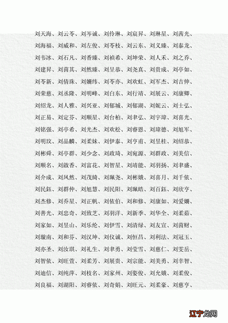 带字义分析的刘姓女孩名字，你选对了吗？