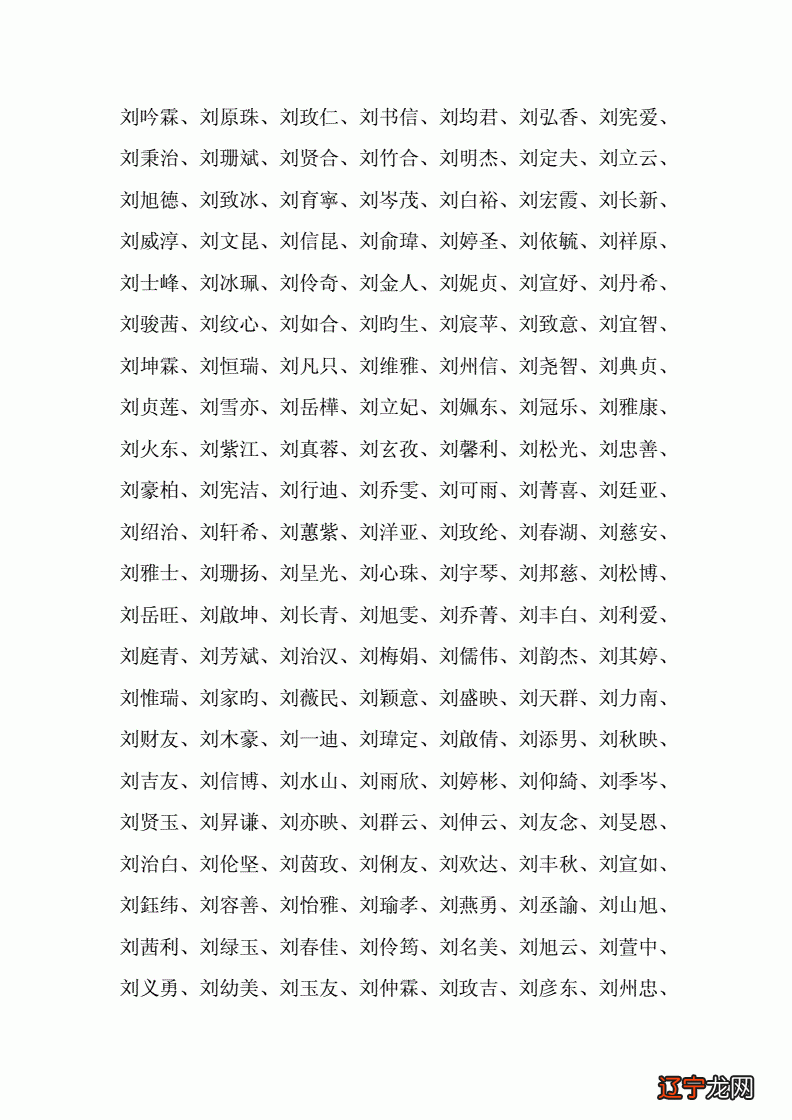 带字义分析的刘姓女孩名字，你选对了吗？