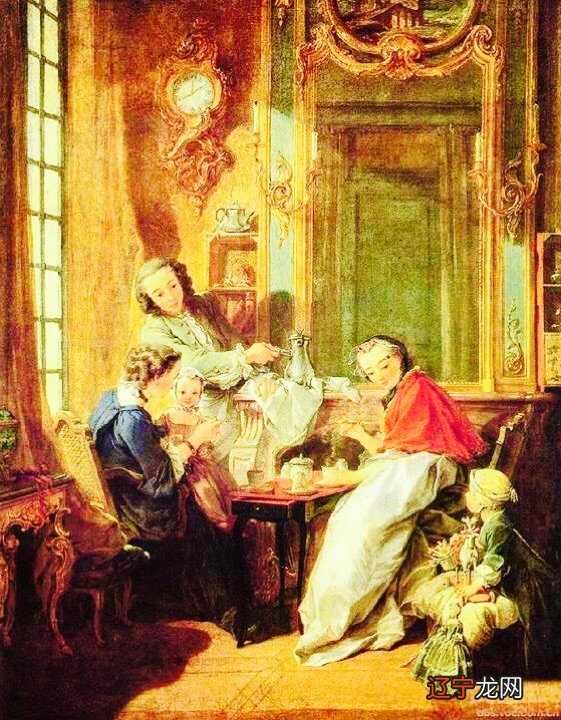 组图 夏尔丹著名油画作品《午餐前的祈祷》