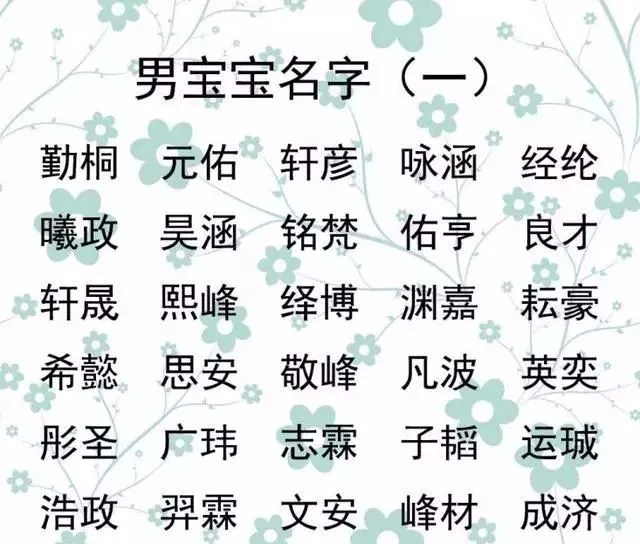 2022年虎宝宝名字大全,豪气有文采的男孩!