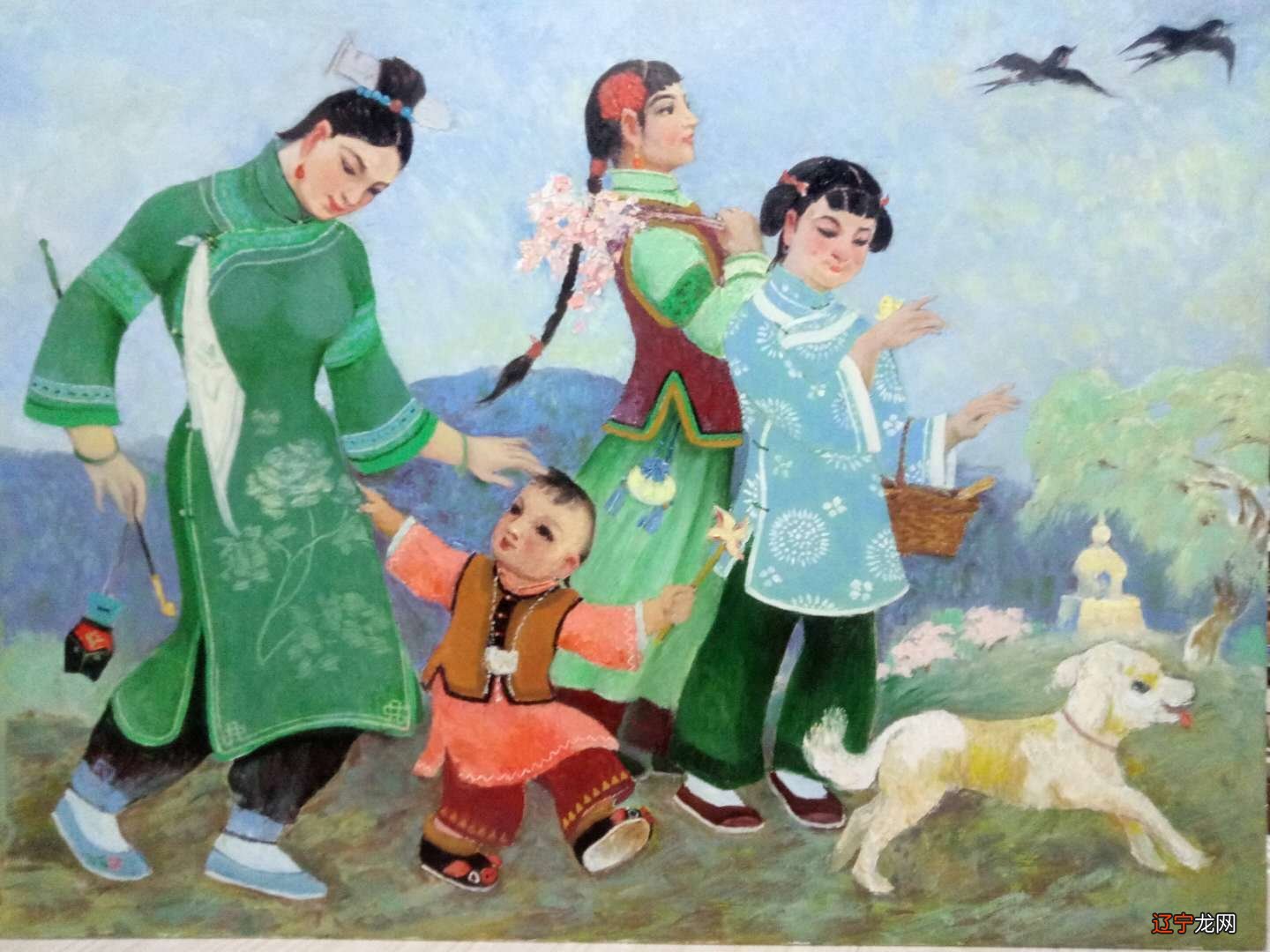 图 东丰农民画家更多地受到满族民俗的影响