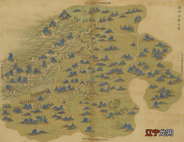 浙江全图：共含青绿山水地图88幅，画心尺寸：37.2X48