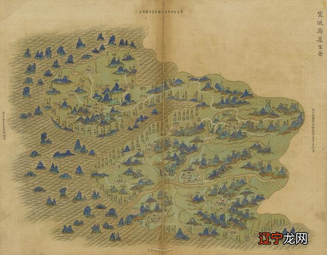 浙江全图：共含青绿山水地图88幅，画心尺寸：37.2X48