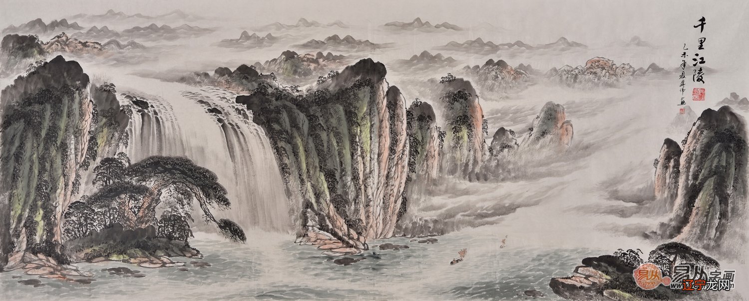 客厅挂山水瀑布好不好风水画带你窥探其风水秘密!