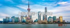上海市是哪个省的城市