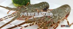 小青龙虾蒸多久能熟