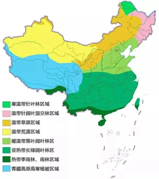 自然带从沿海到内陆的干湿度地带分异,为什么在中纬度最明显?