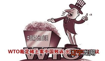 中国稀土出口配额制或被迫终结：等WTO终判结果