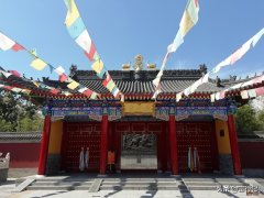 西安城墙西北角，藏着一处3A景区，陕西唯一的藏传佛教寺院