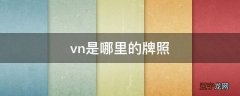 vn是哪里的牌照